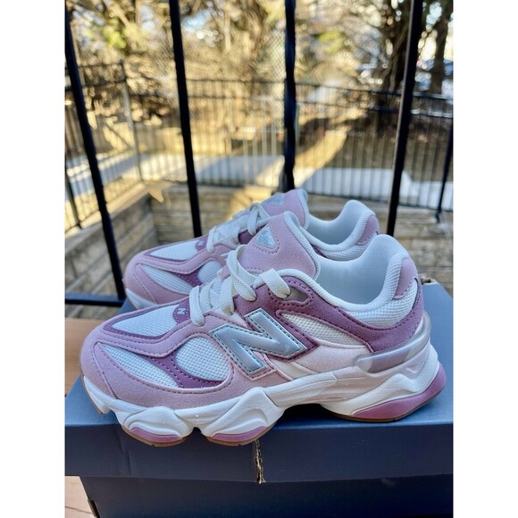 New Balance Other - New Balance Girls Sneakers Size 1.5 Pink White 9060